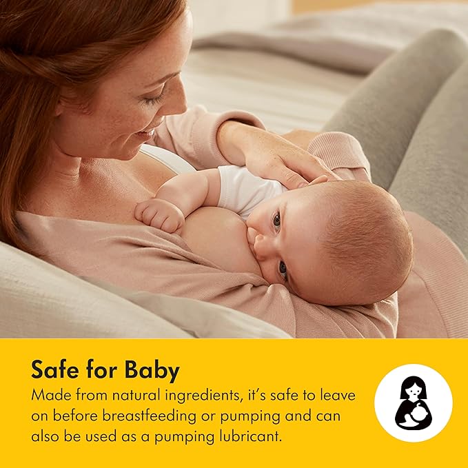 Medela Organic Nipple Cream & Pumping Lubricant, Soothes & Nourishes for Breastfeeding, Made with Natural Ingredients, Provides Fast Relief for Sore Nipples, Postpartum Essential, 1.34 fl oz