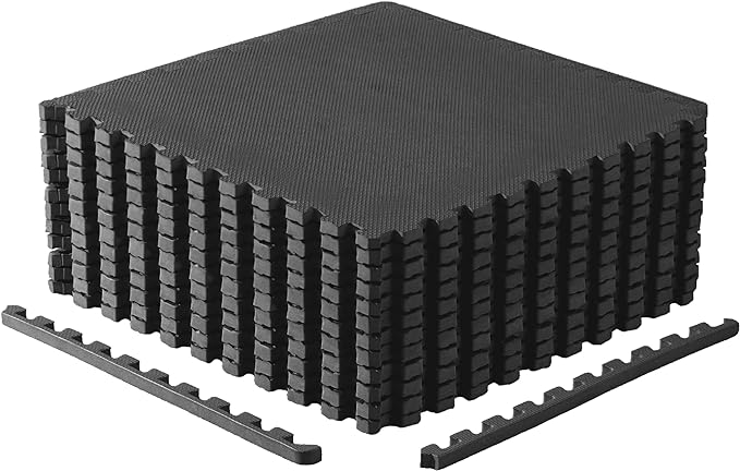 CAP Puzzle Exercise Mats | 3/4” Thick EVA Interlocking Foam Tiles for Home Gym Flooring | Multiple Options