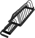 Valor Fitness Portable Bumper Plate Storage Rack – Horizontal Floor Storage with Wheels up to 16 Plates - Home Gym Organization