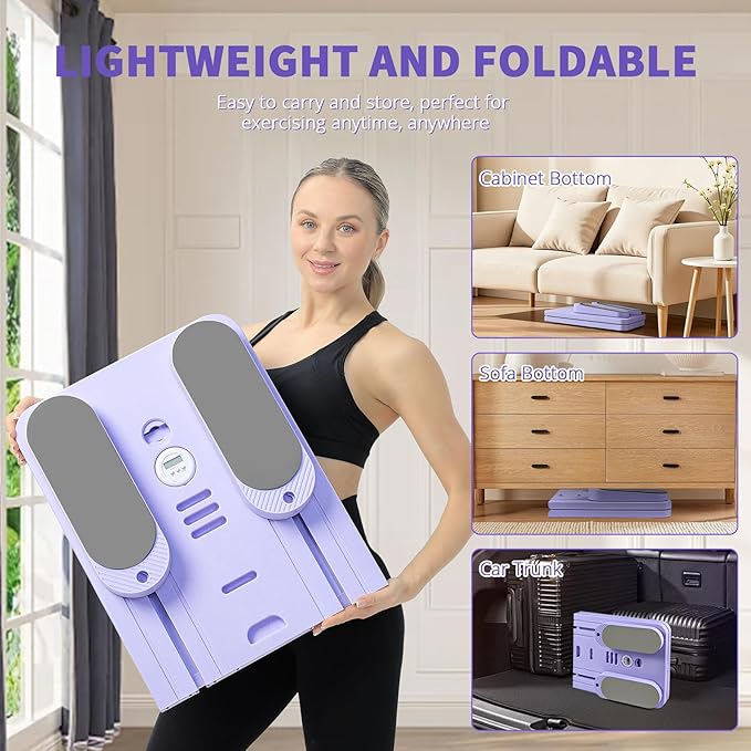 Pilates Board - Pilates Reformer Set, Multi-Purpose Foldable Pilates Reformer Board for Home,11 in 1 Pilates Equipment