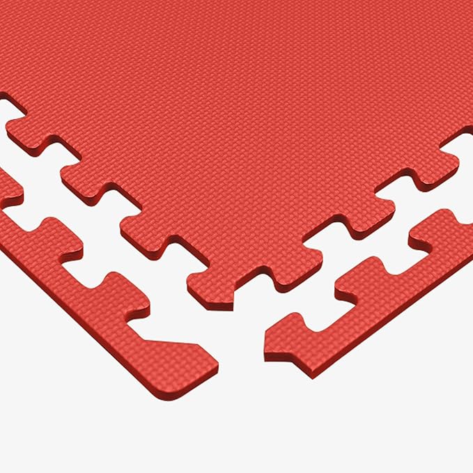We Sell Mats 3/8" Thick Multipurpose EVA Foam Exercise Floor Mat, Interlocking Tiles, Anti-Fatigue for Home or Gym