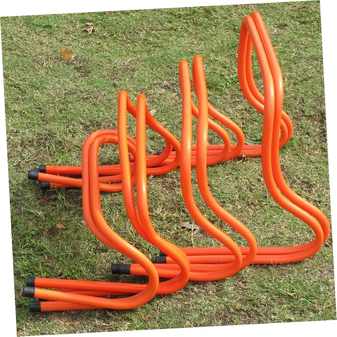 2pcs Plastic Agility Hurdles 15cm Speed Training Equipment for Soccer Football Running Agility Workout