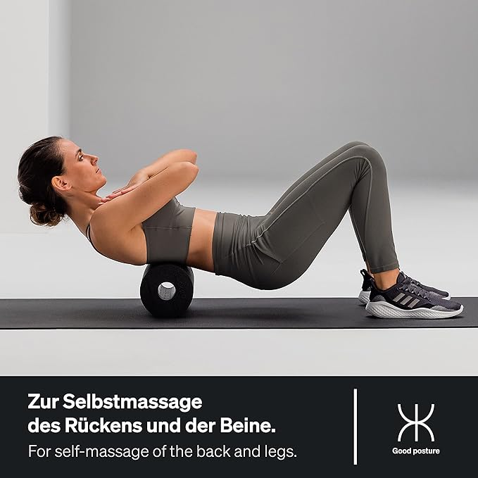 BLACKROLL - Standard Foam Roller, Ideal for Myofascial Trigger Point Release and Back Massage, for Yoga, Home Gym Workouts and Muscle Recovery, Versatile Foam Roller for Exercise, Rainbow