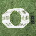 FORZA Agility Training Octa Rings [Pack of 6] | Soccer Training Equipment | Multi-Sport Agility Ring Set | Speed Training Equipment | Sports Equipment