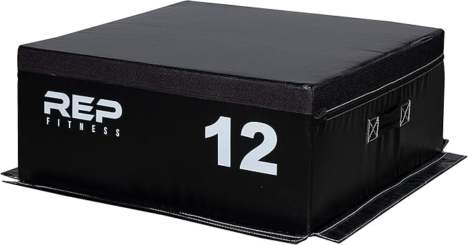 REP Fitness Stackable Soft Foam Plyo Box Set, Adjustable Plyometric Jump Box for Home Gym Workouts, Plyometric Jumping Platform for Exercise, Step Training, HIIT & CrossFit