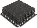 Marcy Interlocking Dual Density Rubber Top EVA Foam Home Gym Floor Mat for Exercise Equipment & Accessories MAT-40