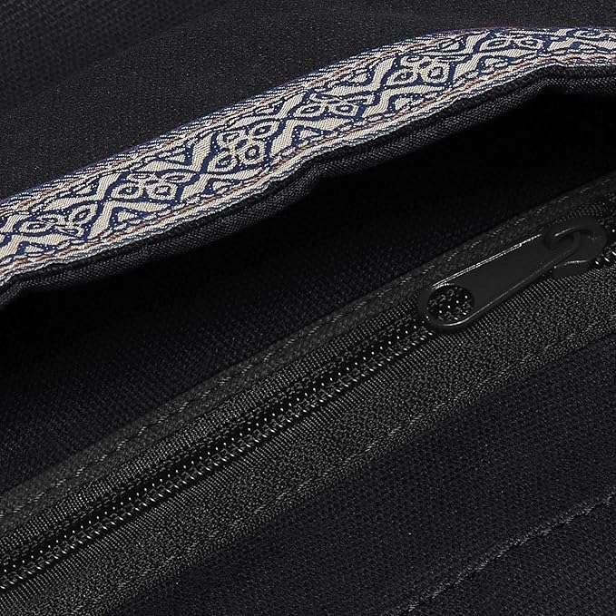 Ewedoos Canvas Yoga Mat Bag Fits Most Mats Yoga Bag with Large Storage Pockets to Hold More Accessories Ideal for Pilates Workout Gifts & Travel