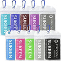 Sukeen Cooling Towel (40"x12"), Soft Breathable Chilly Microfiber Towel for Yoga, Sports & More Activities, Dark Blue/Grey/Pink/Lake Blue/Black/Green/Brown/Purple/Blue/Dark Grey