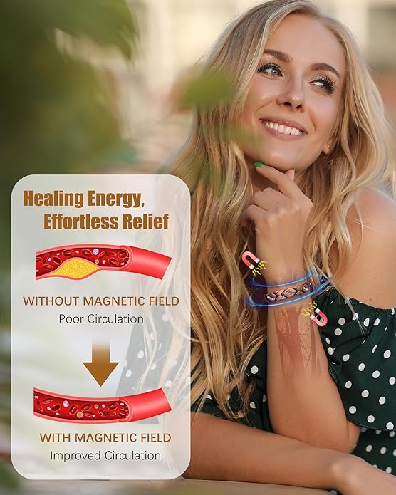 Copper Bracelets & Rings for Women, Copper Magnetic Bracelet for Women