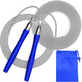 Jump Rope, High Speed Weighted Jump Rope - Premium Quality Tangle-Free - Self-Locking Screw-Free Design - Jump Ropes for Fitness - Skipping Rope for Workout Fitness, Crossfit & Home Exercises