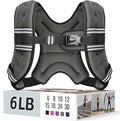 Weighted Vest for Women & Men with Reflective Stripe and Adjustable Buckle, Comfortable & Durable Rucking Vest for Walking, Running & Strength Training