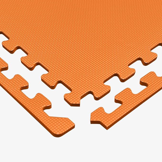 We Sell Mats 3/8" Thick Multipurpose EVA Foam Exercise Floor Mat, Interlocking Tiles, Anti-Fatigue for Home or Gym