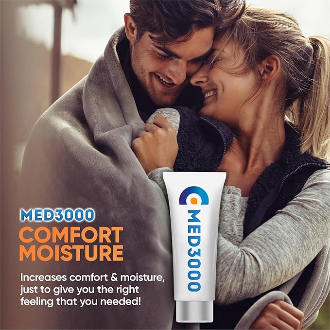 Gel Med3000 for Men - Powerful ED Cream and Blood Flow Enhancer - Erectile Dysfunction Supplements Cream