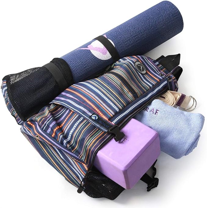 AURORAE Yoga Mat/Gym/Picklleball Cross-body Travel Sling Back Pack. Mat sold separately.