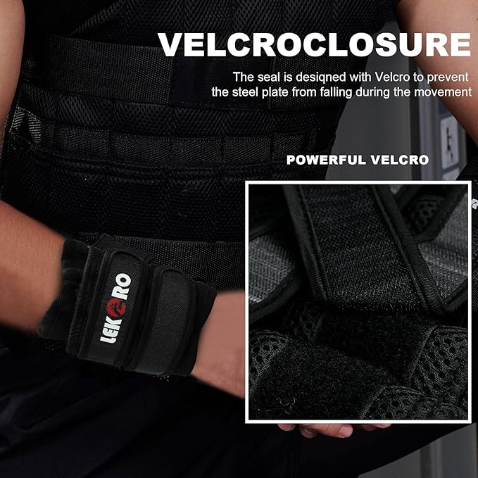 Ankle Weights Wrist Weights for Men Women, 1 Pair Adjustable Removable Steel Weighted Plates Arm Leg Weights for Walking Running Pilates, Fitness Weights