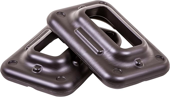 The Step Original Aerobic Exercise Risers (Pair) with Nonskid Feet - Two Extra Risers for Use with The Step Circuit Size Platforms