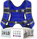 Weighted Vest for Women & Men with Reflective Stripe and Adjustable Buckle, Comfortable & Durable Rucking Vest for Walking, Running & Strength Training