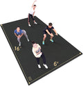 GXMMAT Extra Large Exercise Mat 16'x6'/12'x6'/10'x6'/8'x6'(7mm), Extra Wide Workout Mats for Home Gym Flooring, Non-Slip Thick Durable Cardio Mat for MMA,Plyo,Jump Rope,Weights,Fitness,Shoe-Friendly