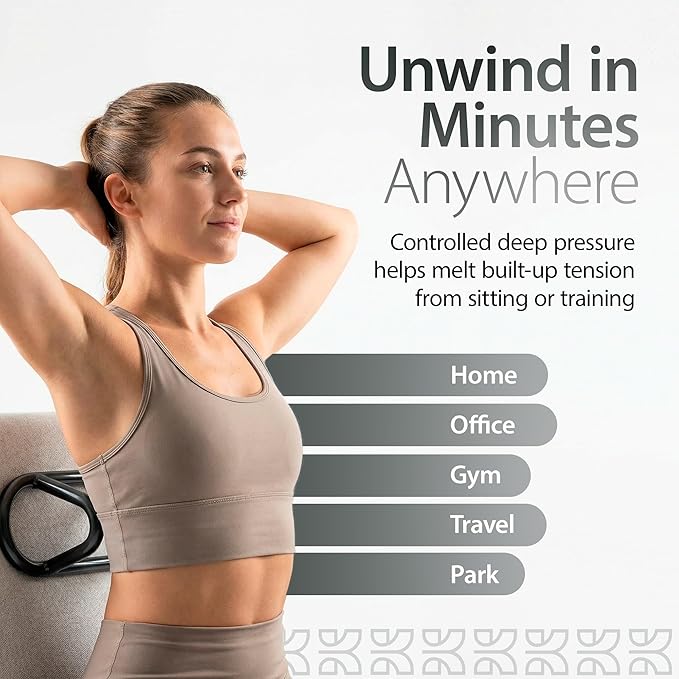 KOA KOAPRO Psoas and Hip Hook Release Tool for Iliacus and Hip Flexor; Alleviate Pain and Tension, Targeted Deep Tissue Massager for Back, Core, Iliopsoas, Piriformis etc., Boost Relief and Recovery