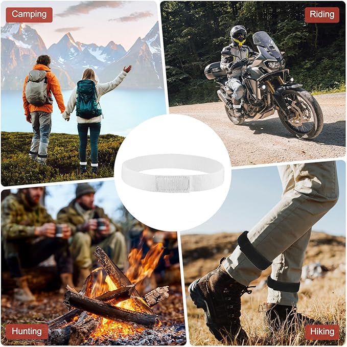 Boot Straps for Cowboy Boots - Cycling Safety Bind Pant Bands Use for Cycling & Jogging, & Camping - Adjustable Elastic Bike Ankle Leg Strap