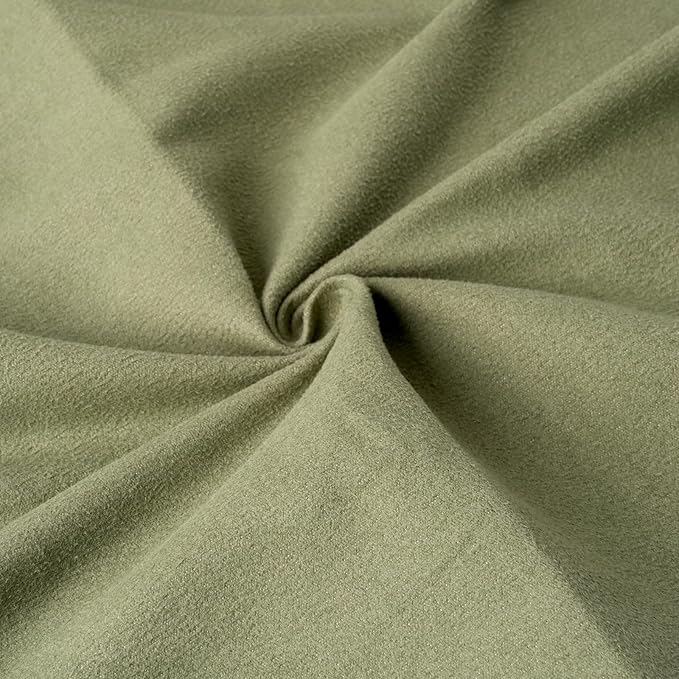 Eunzel Hot Yoga Towel, Reversible Two-Tone Non-Slip Yoga Mat Towel, Sweat Absorbent for Hot Yoga, Pilates and Workout, 72" x 26.5", Army Green& Pink