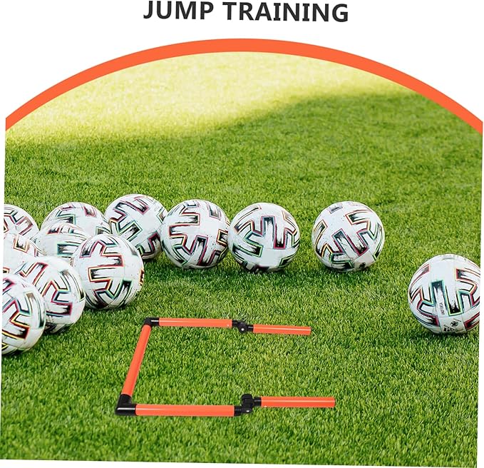 Toyvian Speed Hurdles for Agility Training Equipment for Football Basketball and Track Drills Speed and Coordination for Athletes and Youth Fitness