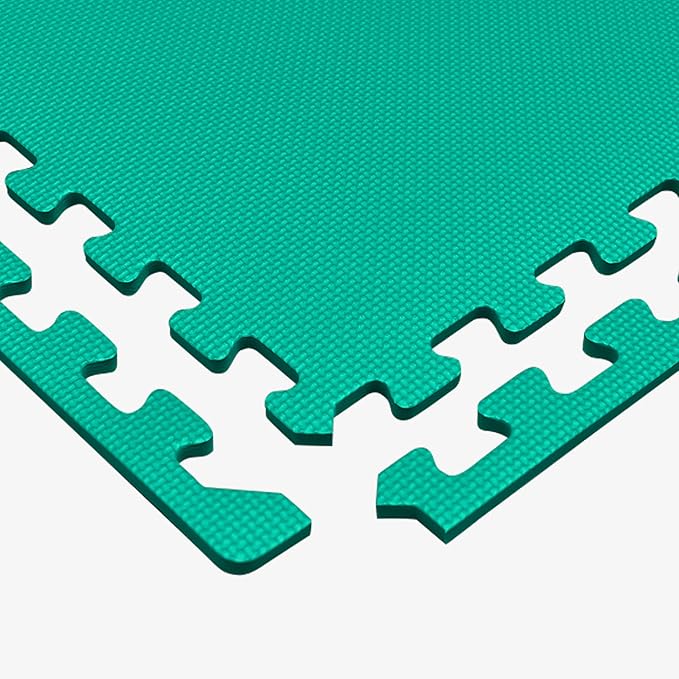 We Sell Mats 3/8" Thick Multipurpose EVA Foam Exercise Floor Mat, Interlocking Tiles, Anti-Fatigue for Home or Gym