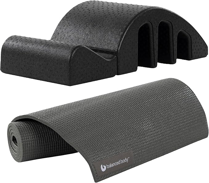 Balanced Body Bundle - Pilates Arc Step Barrel, Mini Mat for Pilates at Home