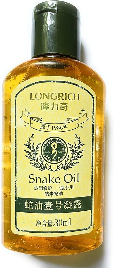 Longrich Snake Oil Gel- Massage Oil/ Lotion 80ML, Gold