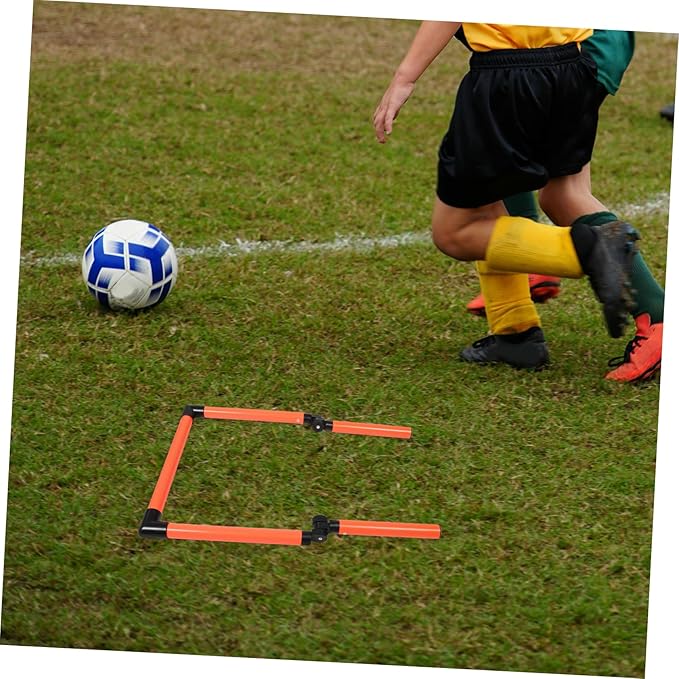 Toyvian Speed Hurdles for Agility Training Equipment for Football Basketball and Track Drills Speed and Coordination for Athletes and Youth Fitness