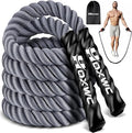Jump Rope, Weighted Jump Rope for Fitness, Heavy Skipping Ropes for Men Women Kids, Home Gym Workout Equipment Set, Suitable for Boxing, Cardio, Training Muscles, Full Body Exercise Weight Loss at Home
