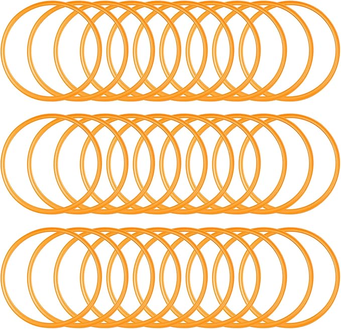 Deekin 40 Pcs Agility Rings Speed and Agility Training Rings Exercise Speed Circle Jumping Hoops for Training Toss Equipment, 15"