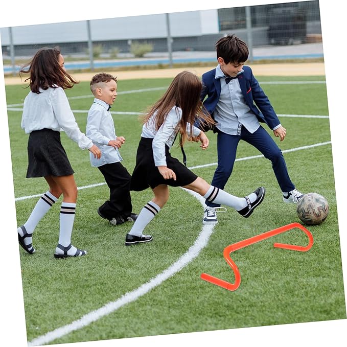 Agility Training Hurdles for Boy Girl Portable Soccer Training Equipment for Use Enhance Speed Coordination Balance for Young Athletes