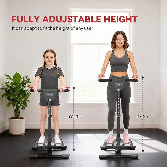 Soozier Foldable Ab Twister Board for Waist Trimming with Screen Showing Time, Calories, Ab Workout Equipment for Women and Men, Core Fitness Training Ab and Butt Workout Equipment