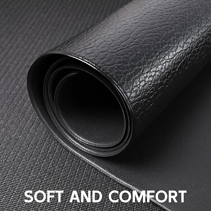 Treadmill Mat, Bike Trainer Mat for Stationary Spin Bike, 84" x 36" Non Slip Exercise Equipment Mat for Bike, Treadmill, Elliptical, Yoga - Workout Floor Protector for Carpet Or Hardwood