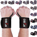 DEFY Fitness Wrist Wraps 18" Professional with Thumb Loops- Premium Quality, Strong Fastening Straps- Men & Women – Best for Weightlifting, Powerlifting,Strength Training
