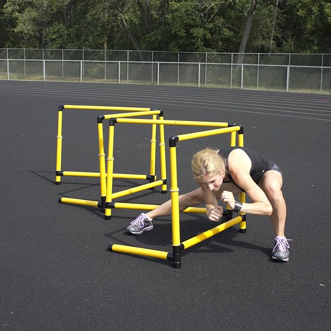 Prism Fitness 12" Fixed-Height Hurdles, Set of 6