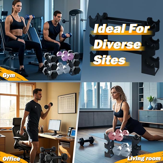 Small Dumbbell Rack Stand Only - Iron Weight Stand Holder Storage for Dumbbells