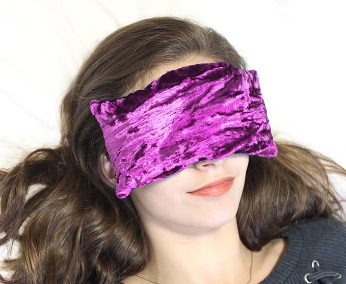 Eye Pillow - Flax Seed Fill - Lavender Scented - Majestic Purple