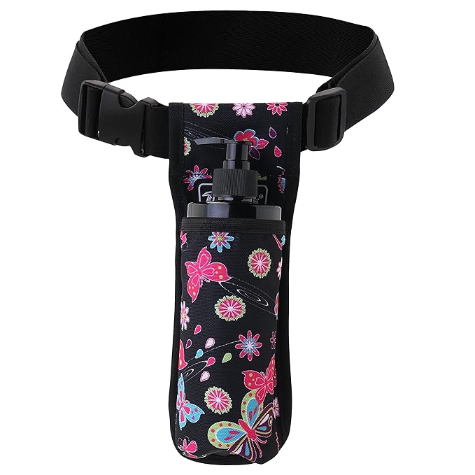 Tuhaoge Massage Bottle Bag Massage Oil Holster Lotion Holster Massage Therapist Massage Oil Holster Massage Lotion (TH1kd-BHuDieHua)
