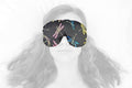 Handmade Weighted Sleep Eye Mask Yoga Pillow - Flax Seed Fill - Lavender Scented - Dragonfly Nite - TEMFL-DF