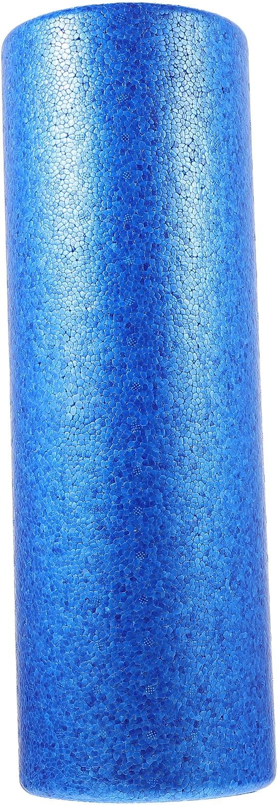 Totority Muscle Relaxation Roller Yoga Column Massager Epp Foam Roller 45x15cm Blue Back for Fitness Physical Therapy and Deep Tissue Massage