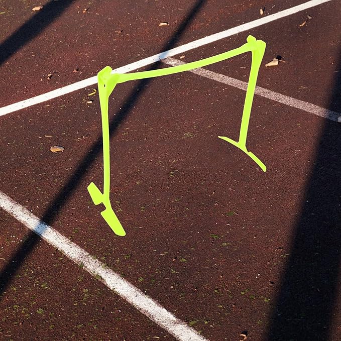 COHEALI Adjustable Foldable Soccer Training Hurdle Plastic Agility Speed Hurdles for Football Athletic Drills and Agility Training Equipment