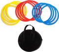 Speed & Agility Training Rings - Set of 12 - with Carrycase - by Trademark Innovations