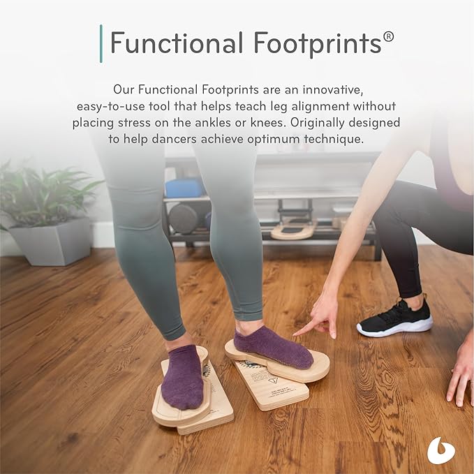 Balanced Body Functional Footprints, Pilates Foot Exercisers, Workout Equipment for Foot and Ankle Alignment, Strengthening Equipment for Feet, Pilates Accessories