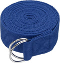 Yoga Strap for Stretching, Athletic Stretch Band with Adjustable Metal D Ring Buckle Yoga Bands