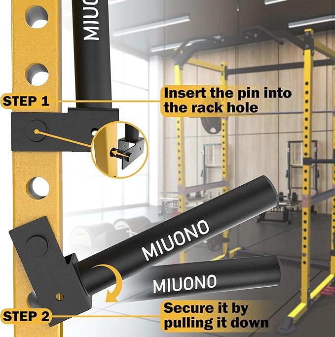 Weight Plate Holder, Weight Plate Rack Storage for 2X2 Power Rack Attachments, Extended Version Hang More 2" Weight Plates