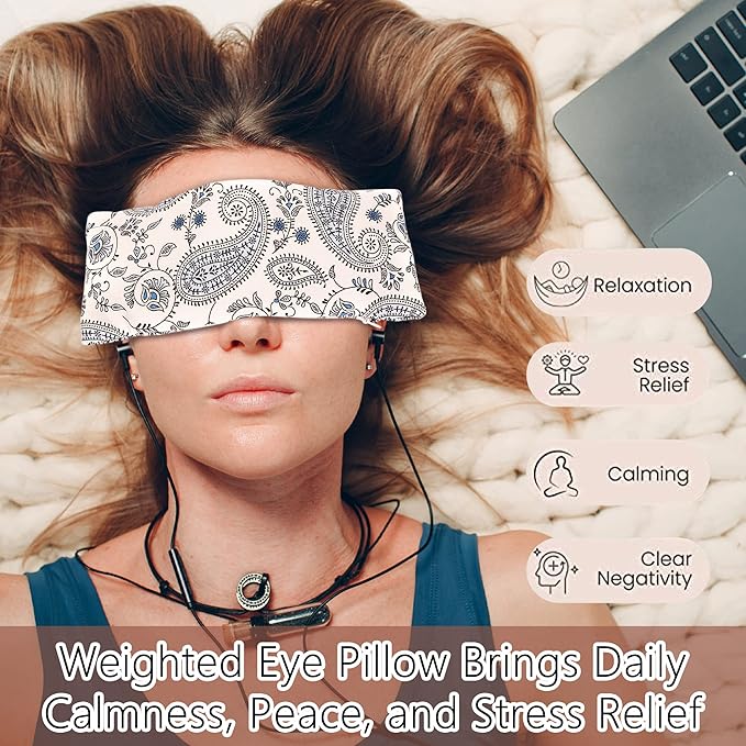 Hihealer Heating pad Microwavable and Eye Pillow