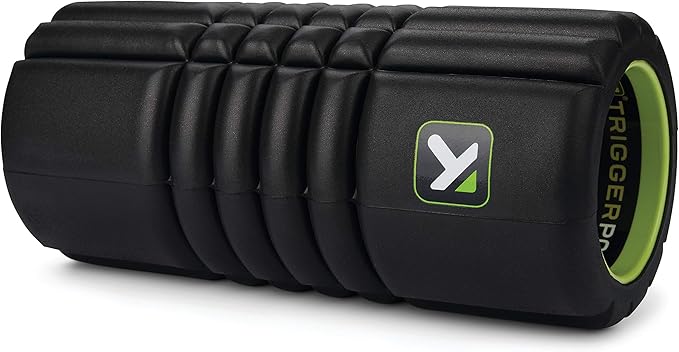 TRIGGERPOINT Performance Therapy Grid Travel Foam Roller for Exercise, Deep Tissue Massage and Muscle Recovery (10-Inch)