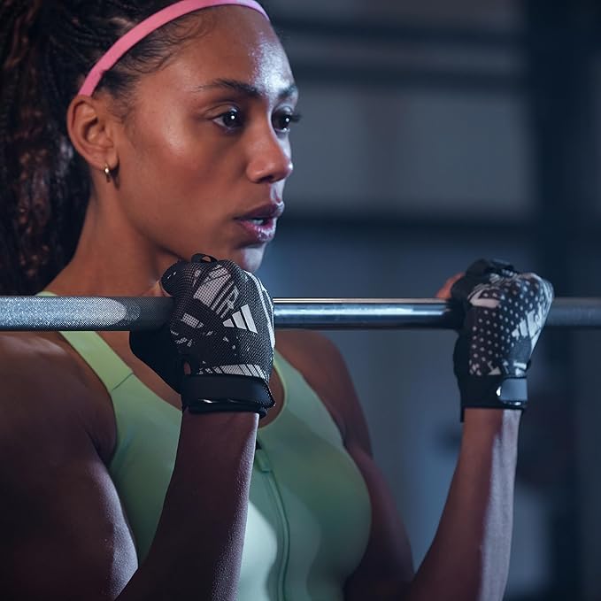 adidas Essential Training Gloves - Pink Mesh